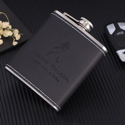 7oz/8oz Portable Pocket Hip Flask Outdoor Travel Stainless Steel Flask Whiskey Drink Alcohol Flasks 8oz Steel Hip Flask Flagon