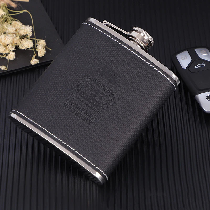 7oz/8oz Portable Pocket Hip Flask Outdoor Travel Stainless Steel Flask Whiskey Drink Alcohol Flasks 8oz Steel Hip Flask Flagon