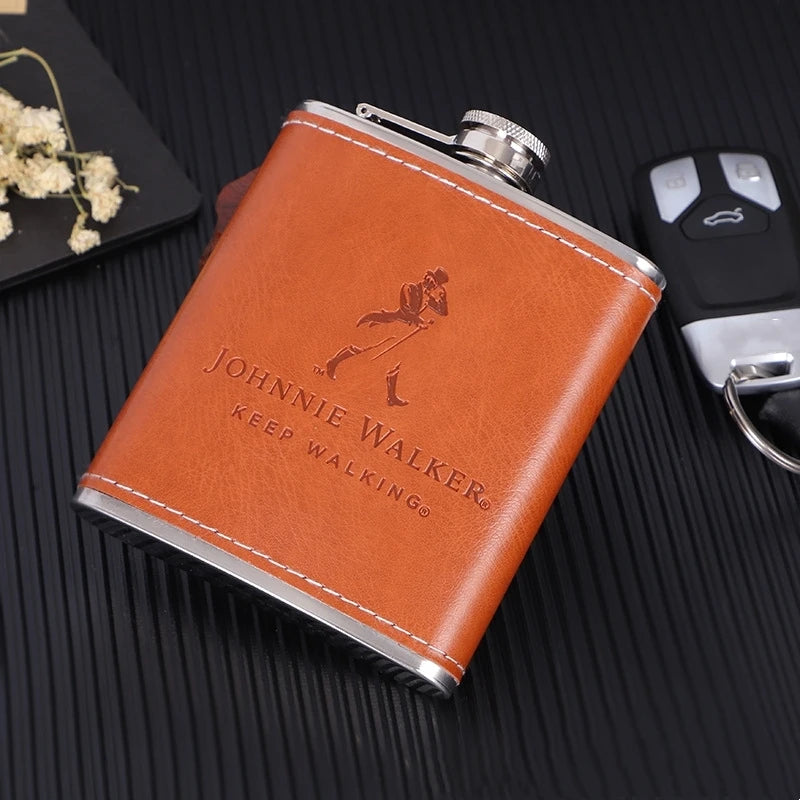 7oz/8oz Portable Pocket Hip Flask Outdoor Travel Stainless Steel Flask Whiskey Drink Alcohol Flasks 8oz Steel Hip Flask Flagon